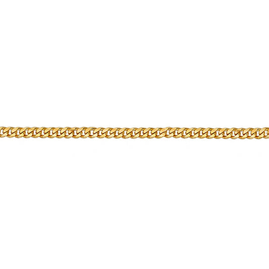 Diamond Cut Curb Chain 1.0mm