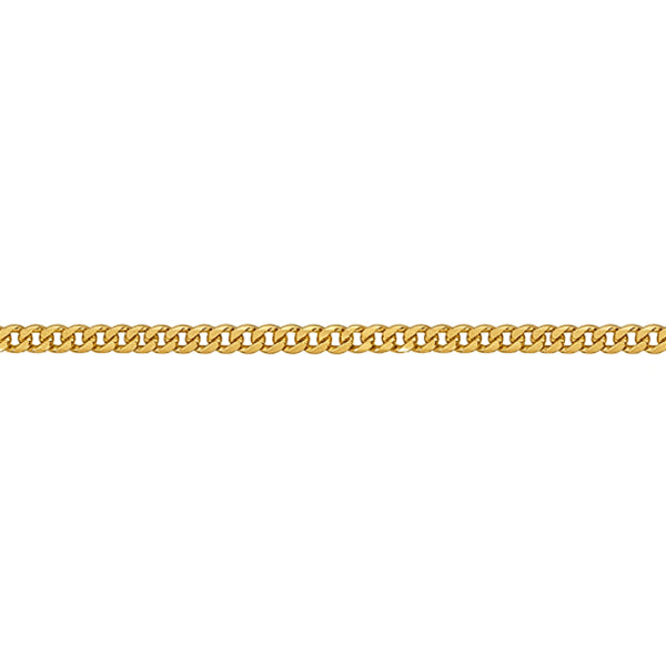 Diamond Cut Curb Chain 1.50mm