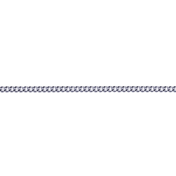 Diamond Cut Curb Chain 1.70mm — Sterling Silver