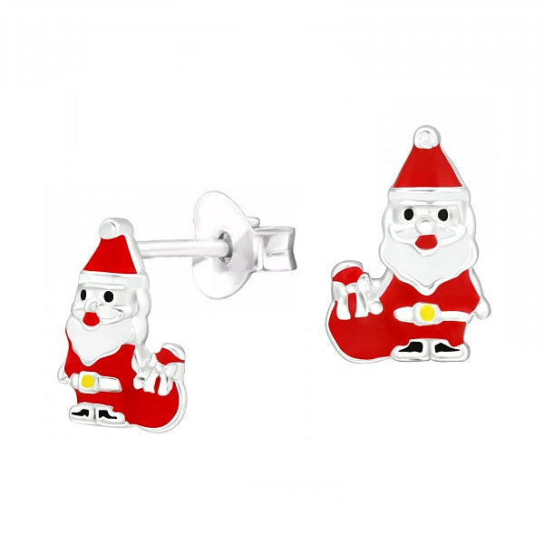 Epoxy Santa Studs