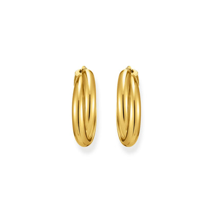 THOMAS SABO Hoop earrings intertwined design gold