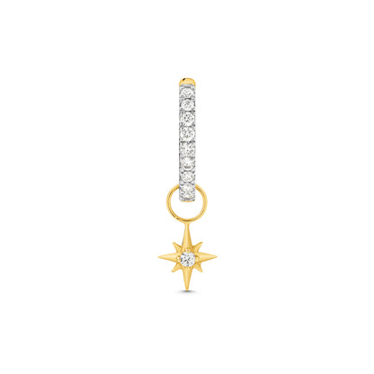 Charm 9KT 0.15g/18KT 0.17g 0.02ct GH/SI