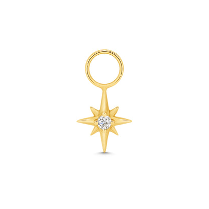Charm 9KT 0.15g/18KT 0.17g 0.02ct GH/SI