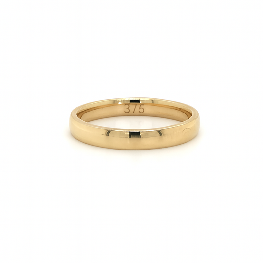 9K 3MM PLAIN BAND
