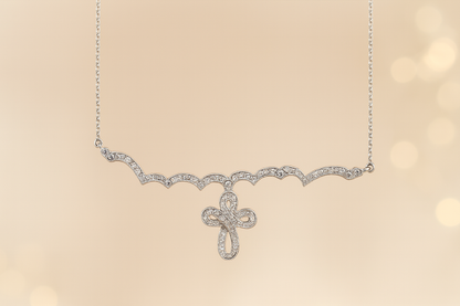 18K WG DIA 2 IN 1 PENDANT