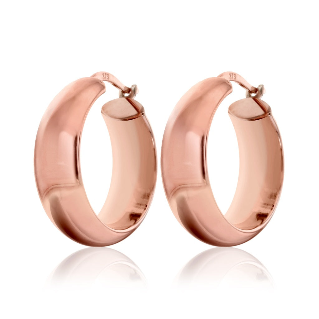 9R Thick Hoop Earring