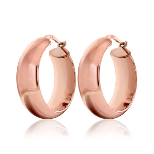 9R Thick Hoop Earring