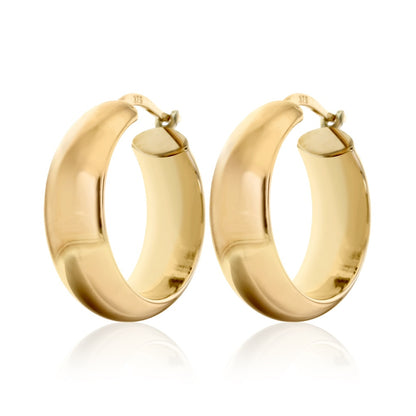 9Y Thick Hoop Earring