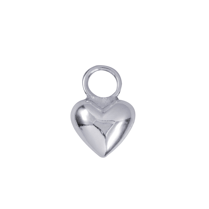 Interchangeable Puff Heart Drop Charm