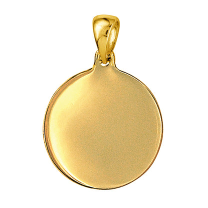 18mm Round Engravable Charm