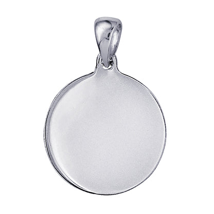18mm Round Engravable Charm