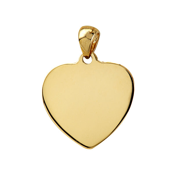 16mm Heart Engravable Charm