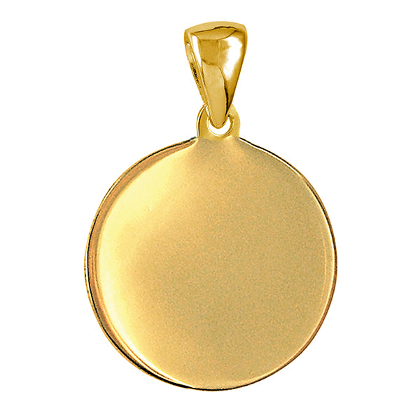 20mm Round Engravable Charm