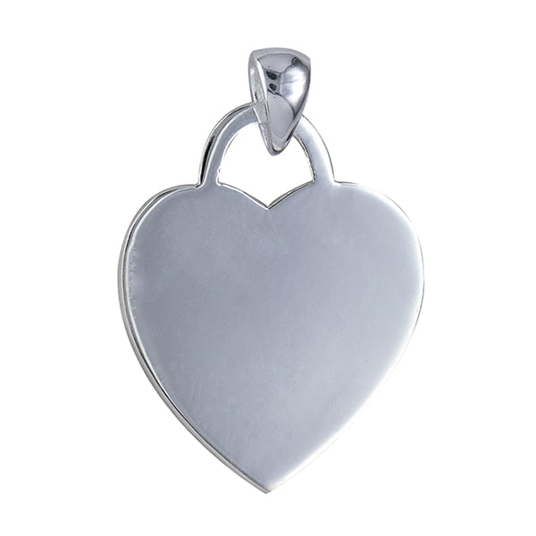 Heart Engravable Charm 24mm x 19mm