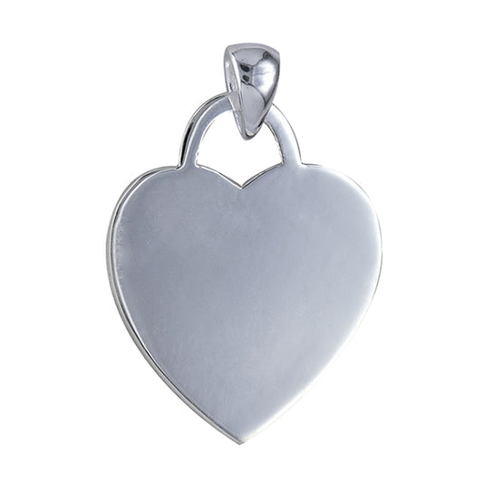 Heart Engravable Charm 24mm x 19mm