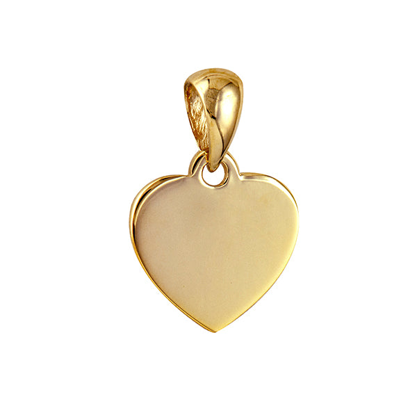 10mm Heart Engravable Charm