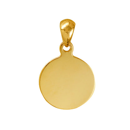 12mm Round Engravable Charm