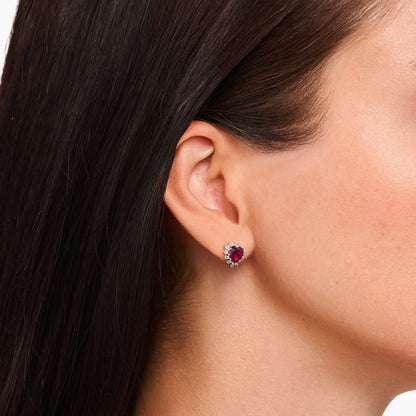 THOMAS SABO Romantic Heart Ear Studs