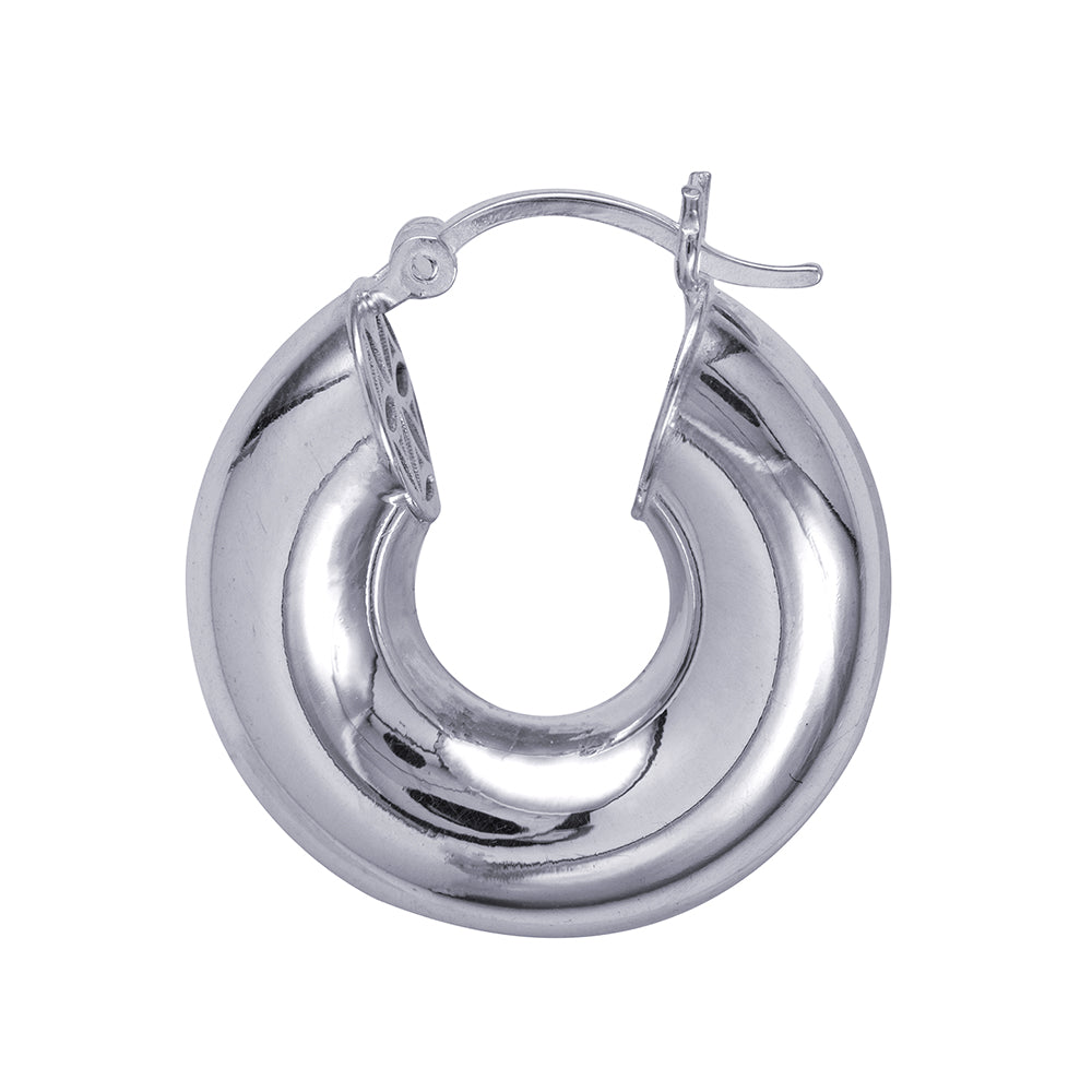 6mm Wide Plain Hoops
