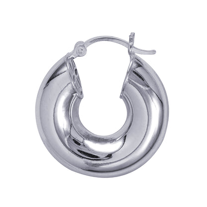 6mm Wide Plain Hoops
