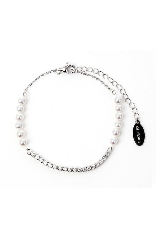 GEORGINI Oceans Whitehaven Freshwater Pearl Tennis Bracelet