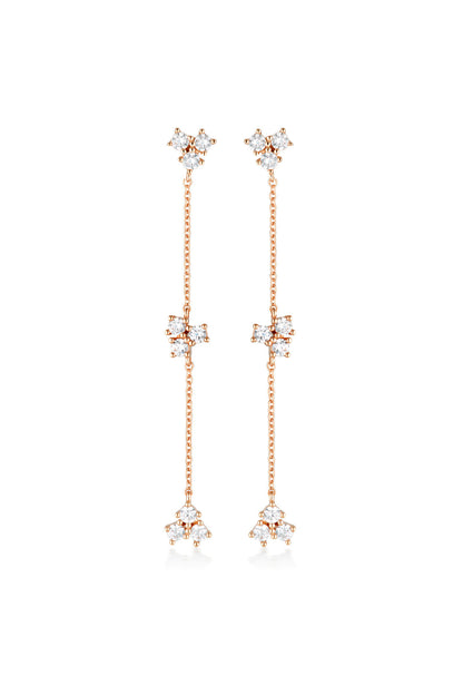GEORGINI The Layered Edit Trois Earrings