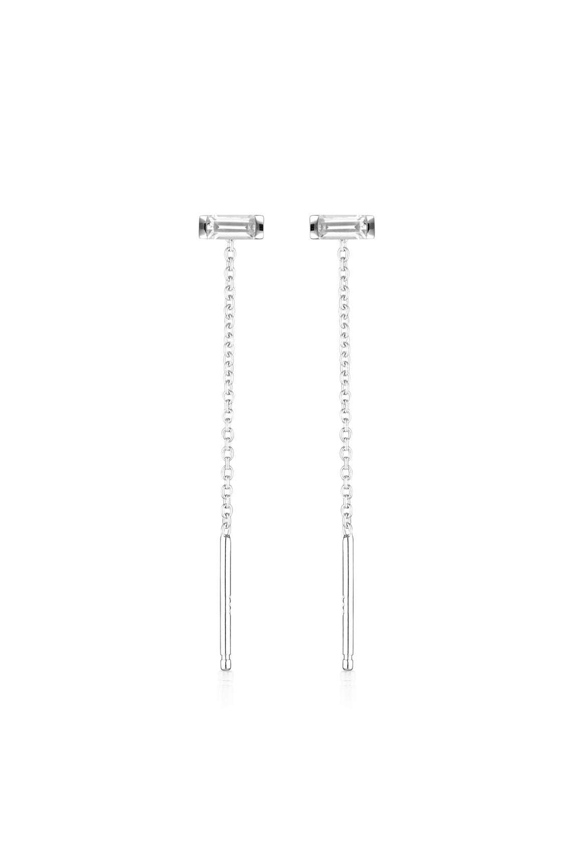 GEORGINI THE LAYERED EDIT TATU EARRING SILVER