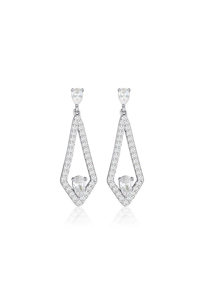 REFLECTION EVOKE EARRINGS SILVER