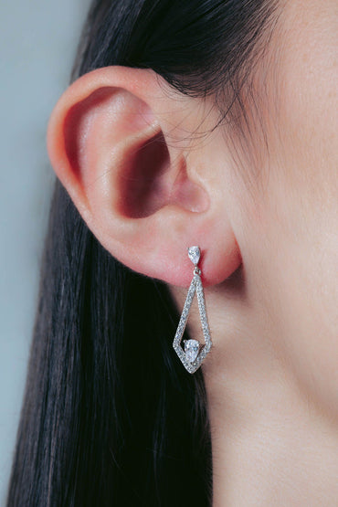 REFLECTION EVOKE EARRINGS SILVER