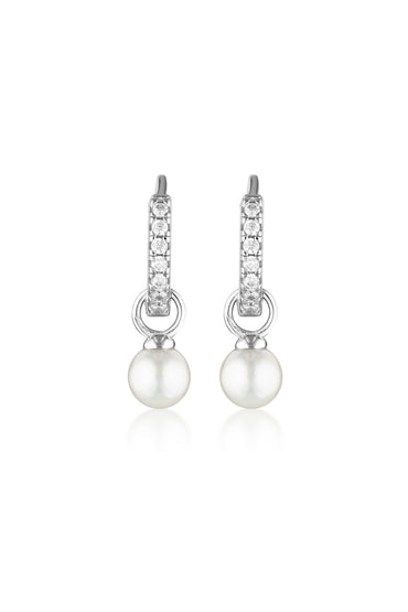 GEORGINI Red Carpet Baby Pearl Hoop