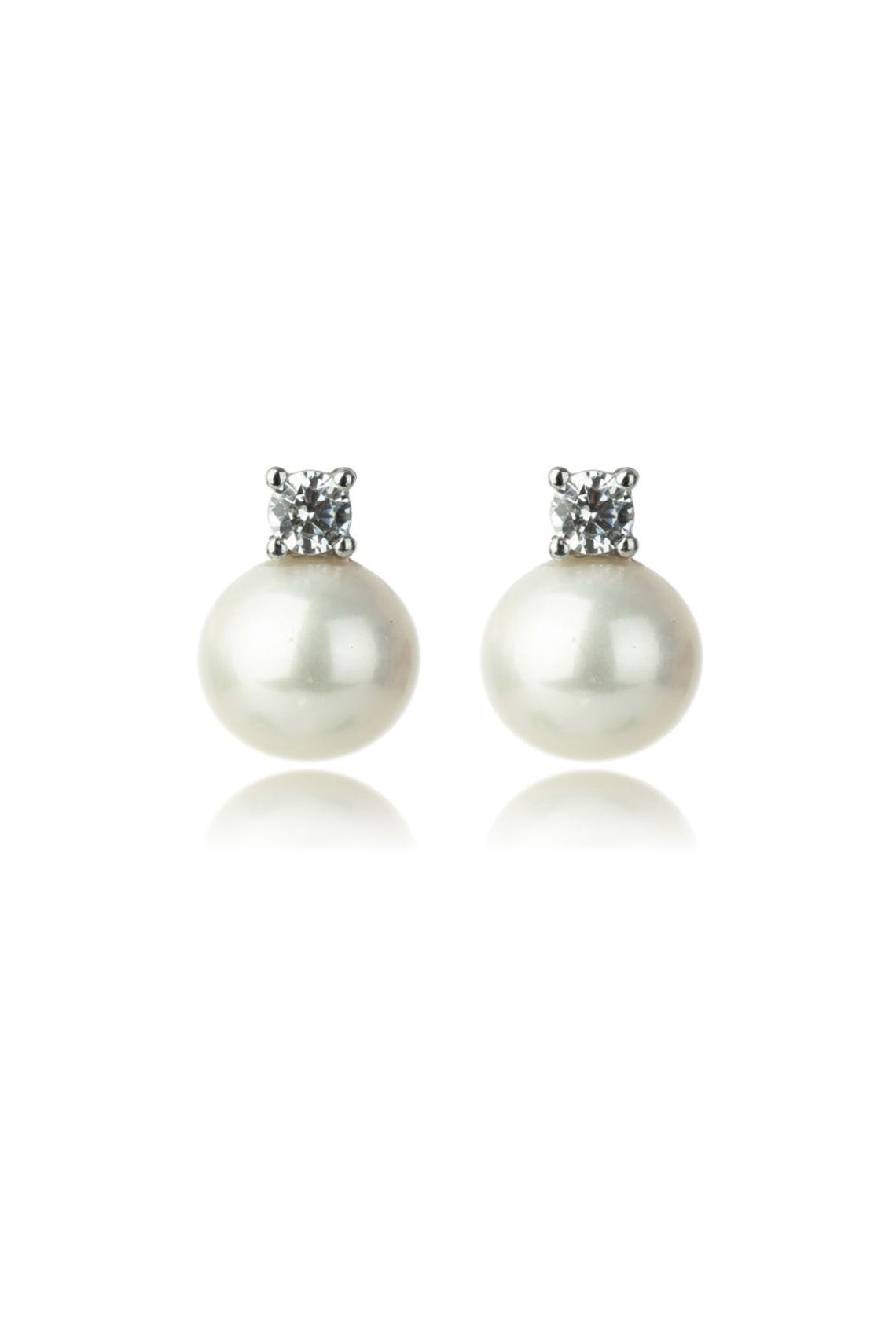 GEORGINI Noosa Freshwater Pearl And Morganite Cubic Zirconia Earrings