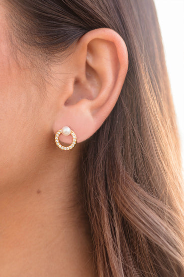 GEORGINI Oceans Byron Freshwater Pearl Earrings