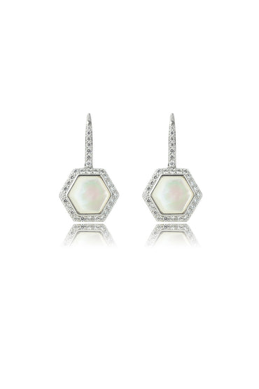 GEORGINI Oceans Torquay Mother Of Pearl Earrings
