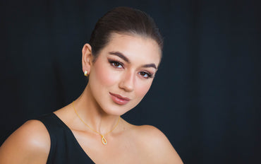 GEORGINI Goddess Maeve Pave Hoop Earrings