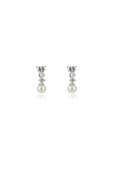 GEORGINI Sweetheart Mini Heart Freshwater Pearl Droplet