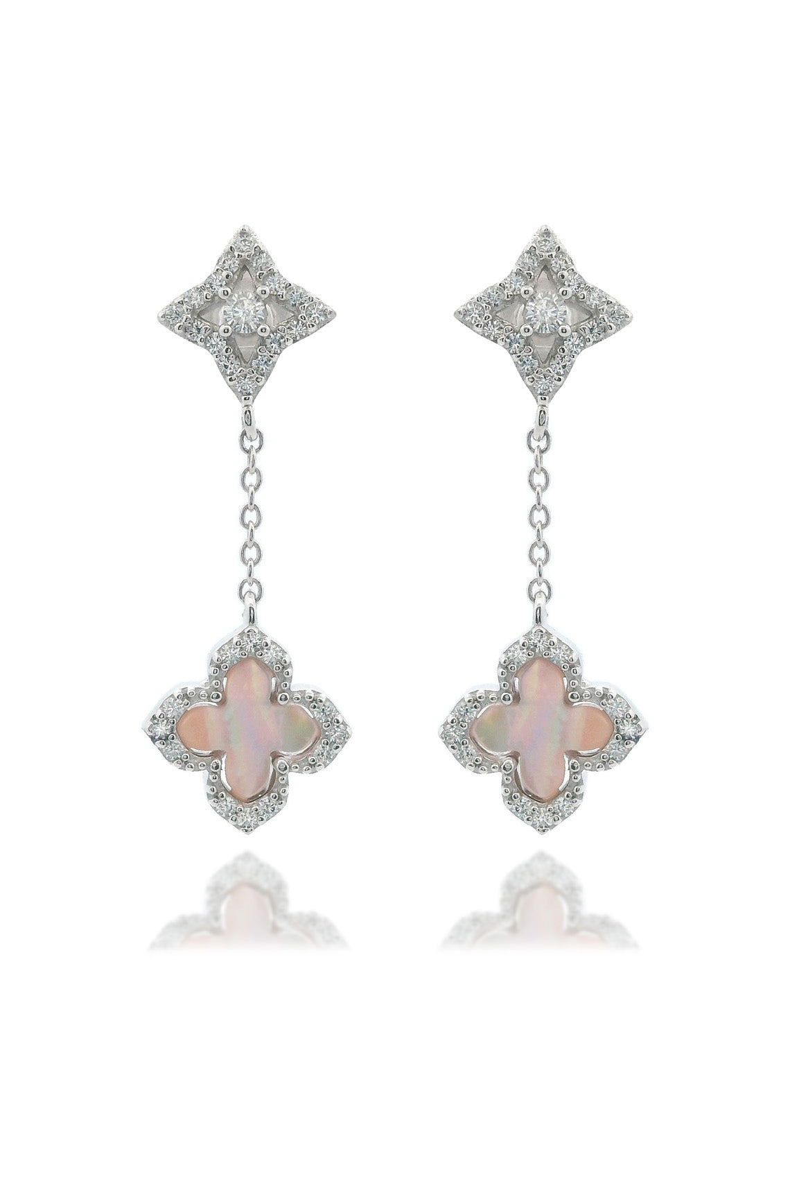 GEORGINI Sydney Soirée Fairwater Mother Of Pearl Drop Earrings