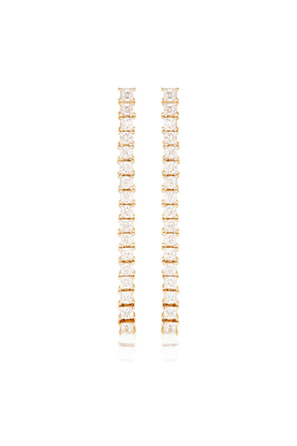 ICONIC BRIDAL VERA EARRINGS GOLD