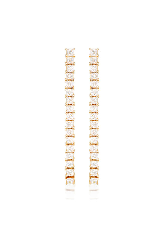 ICONIC BRIDAL VERA EARRINGS GOLD