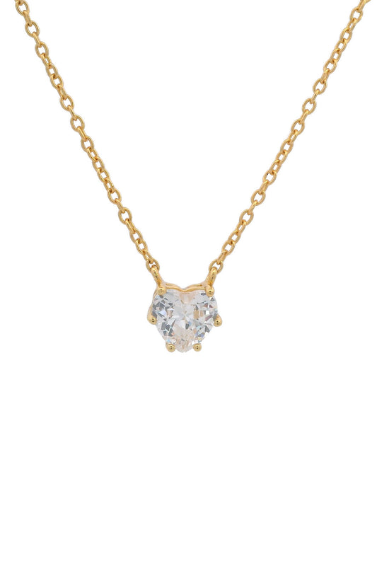 GEORGINI Midnight Velvet Baby Heart Necklace