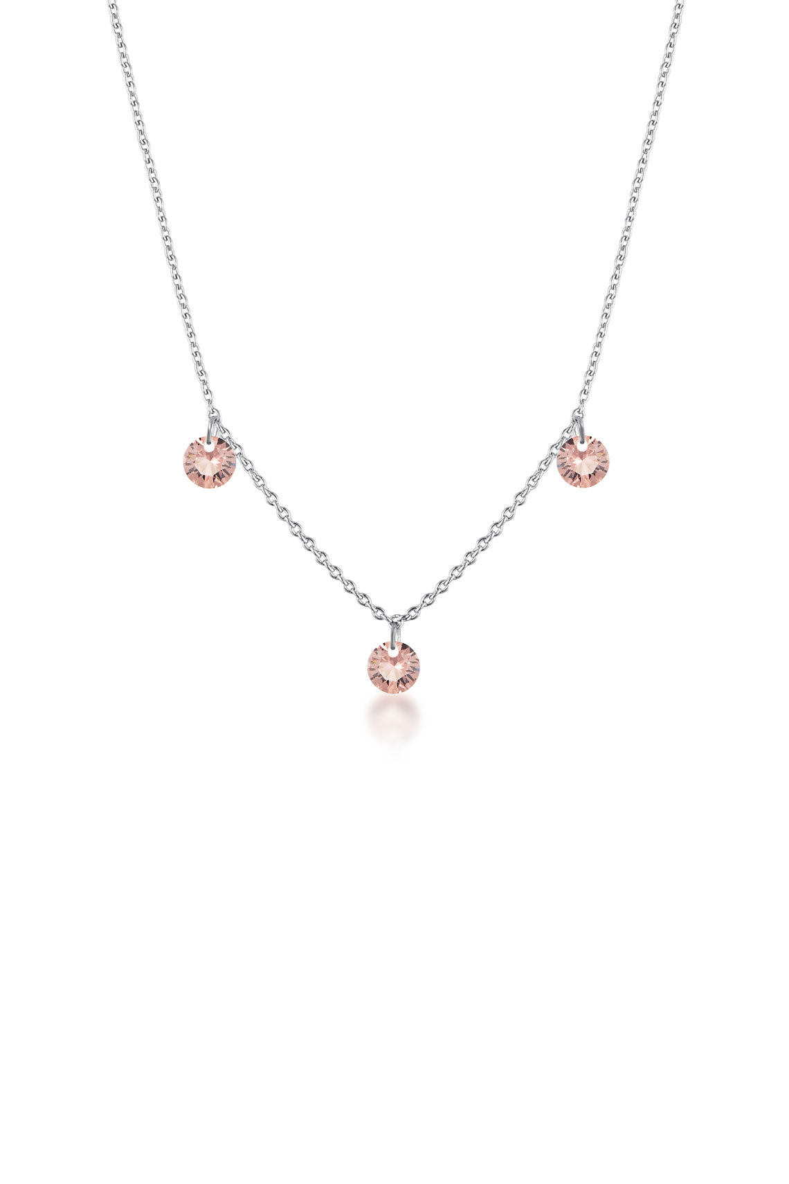 GEORGINI Mirage Ethereal White Cubic Zirconia Necklace