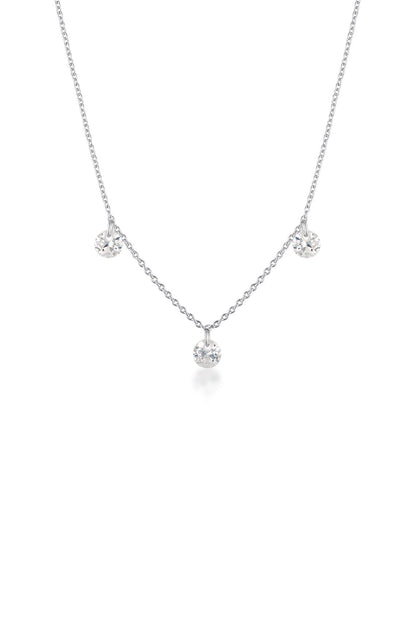 GEORGINI Mirage Ethereal White Cubic Zirconia Necklace
