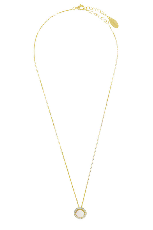 GEORGINI Opal Glow Marrinawi White Created Opal Pendant