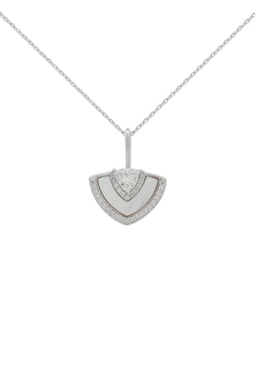 GEORGINI Chic Noel Mother Of Pearl Fan Pendant