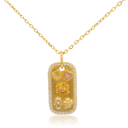 GEORGINI Forever Hearts Club The Universe Is On My Side Pendant