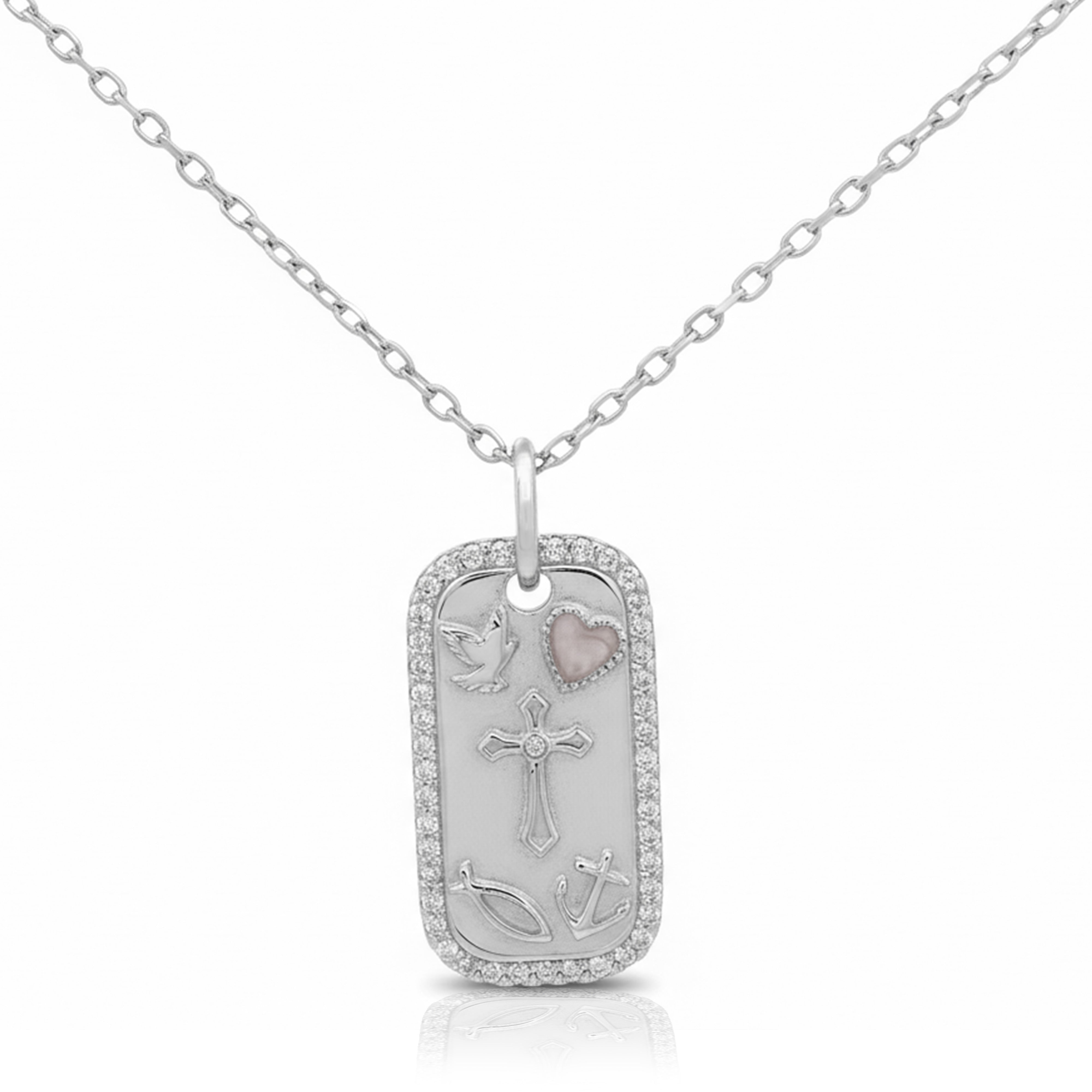 GEORGINI Forever Hearts Club Faith Hope Love Pendant