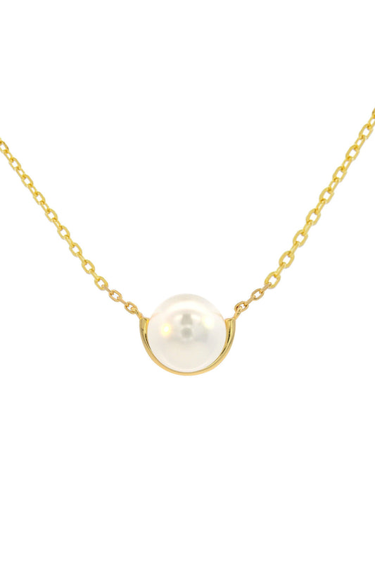 GEORGINI Adagio Crescent Nine-2-Five Pearl Necklace