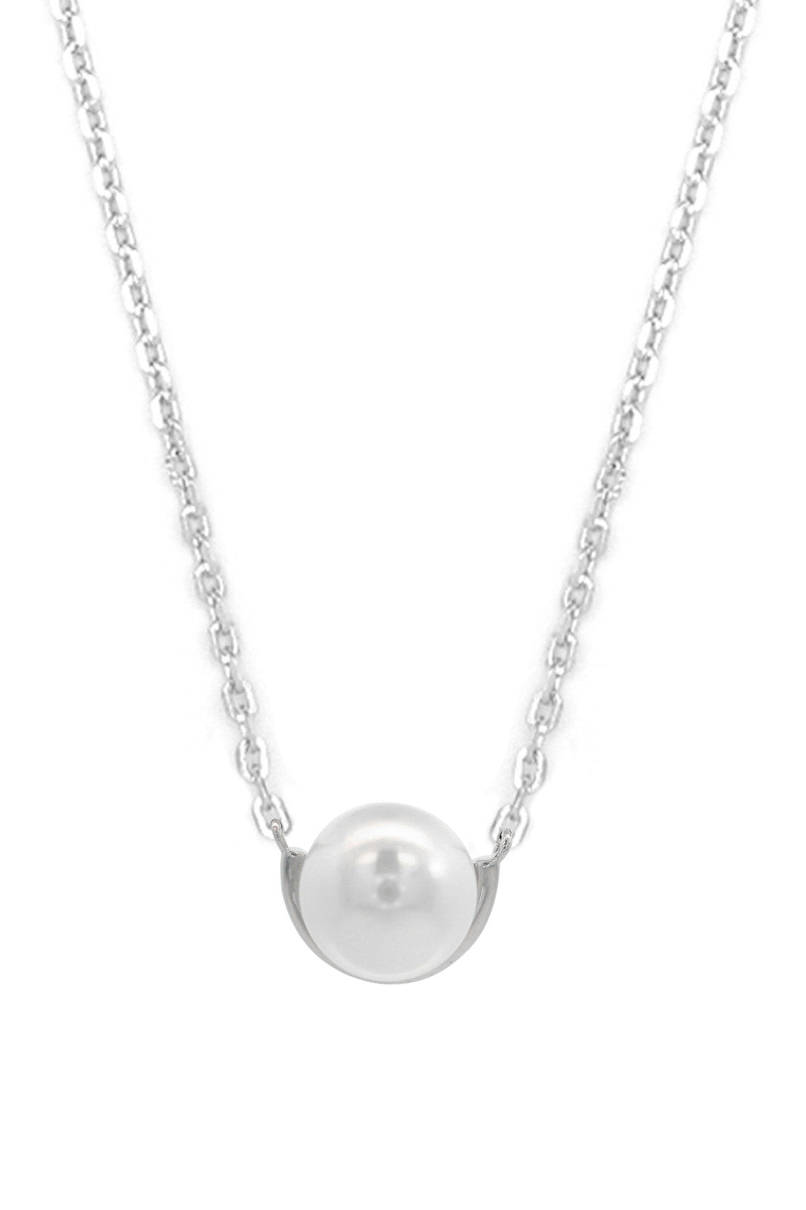 GEORGINI Adagio Crescent Nine-2-Five Pearl Necklace