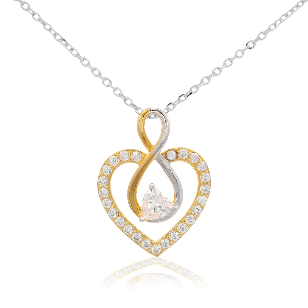 GEORGINI Forever Hearts Club Forever Entwined Necklace