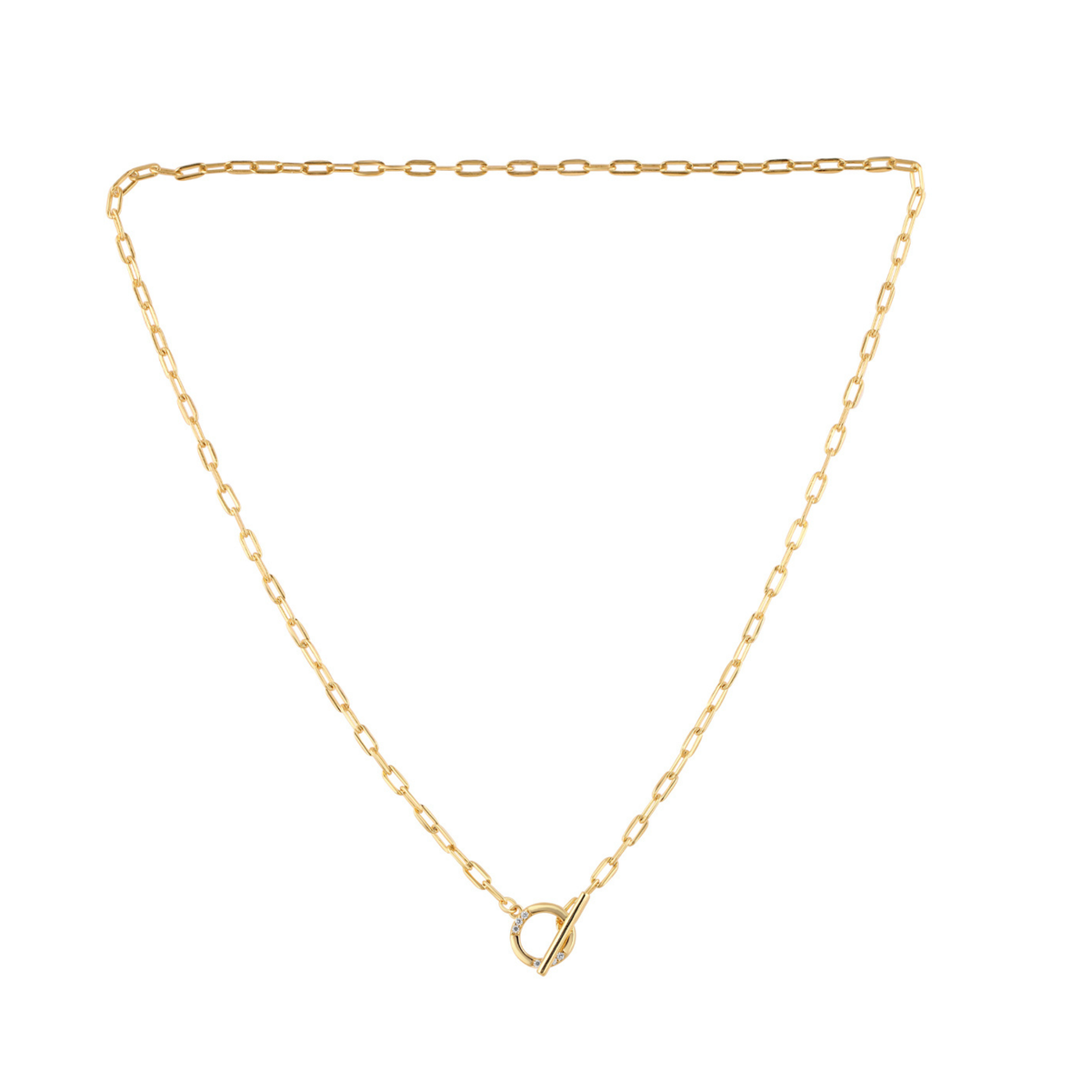GEORGINI Alchemy Paperclip Fob Necklace