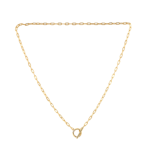 GEORGINI Alchemy Paperclip Fob Necklace